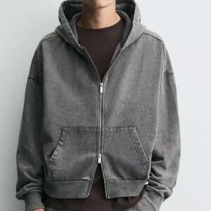 Zara Gray Men's Hoodie Sweater
